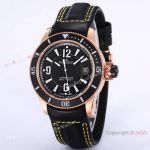 Swiss Grade 1 Copy Jaeger-Lecoultre Master Compressor Diving Navy Seals Watch Rose Gold